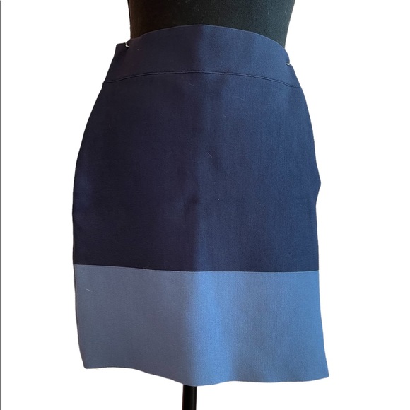 BCBG blue color block bandage skirts XXS - Picture 8 of 9